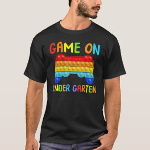 Back to school-spelbarn på Kindergarten Gamer Pop T Shirt