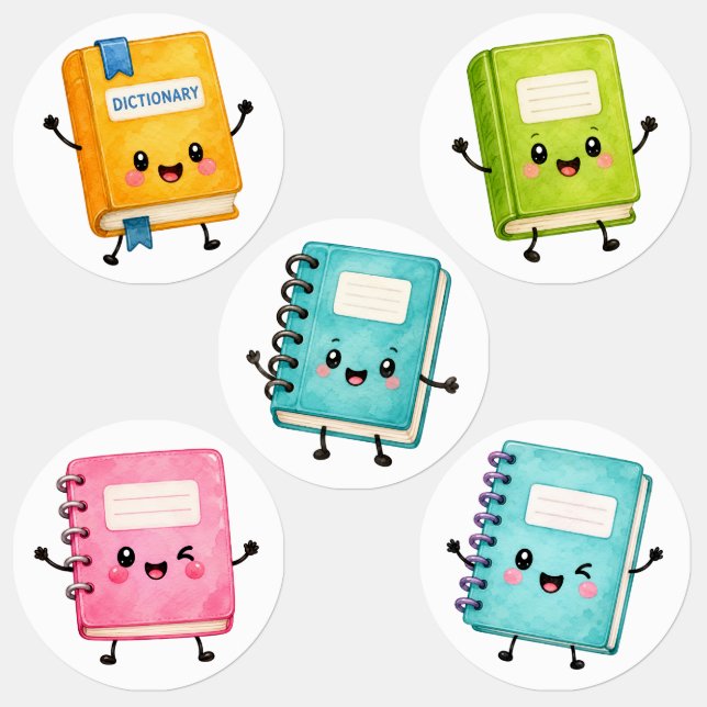  Back to School Stickers – Cute School Supplies &  (Grupp)