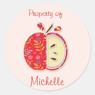 Back to school Stickers (Egendom of) Runt Klistermärke