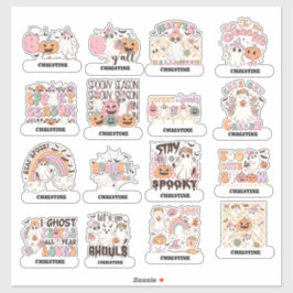 Back to school Stickers Halloween Assortment Klistermärken