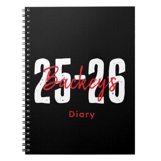 Back to school Student Diary Anteckningsbok (Framsidan)
