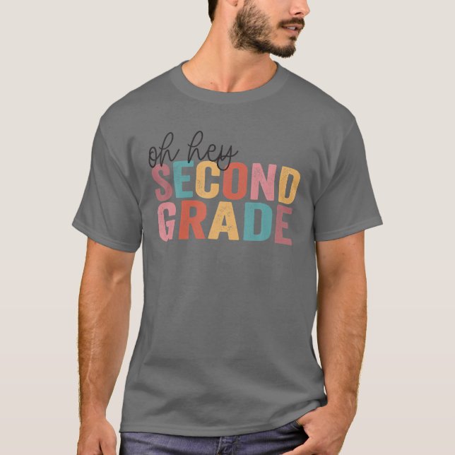 Back to school Studenter Lärare Oh 2ND Second T Shirt (Framsida)