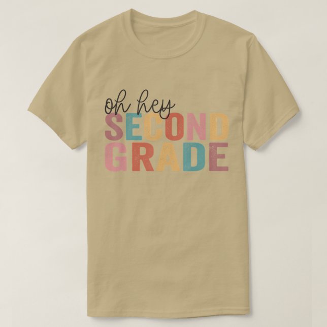 Back to school Studenter Lärare Oh Hej, Second G T Shirt (Design framsida)