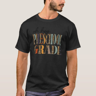 Back to school Studenter Lärare Oh Preschool L T Shirt