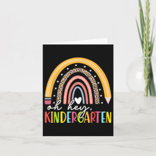 Back to school Studenter Lärare Rainbow Oh Hej Kin Kort