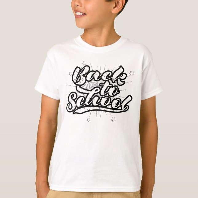 Back to School T Shirt (Framsida)