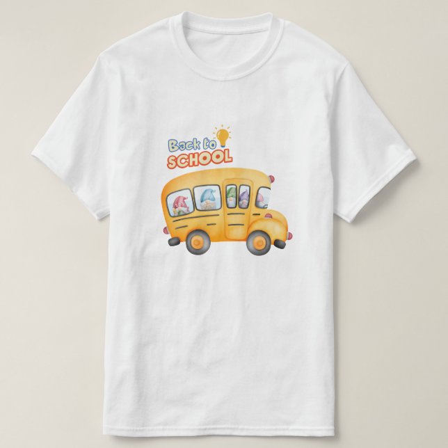 Back to school t shirt (Design framsida)