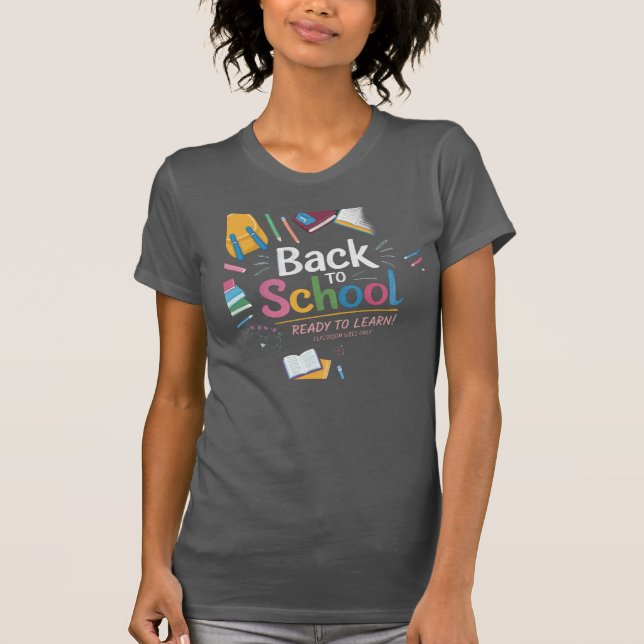 Back to school t shirt (Framsida)