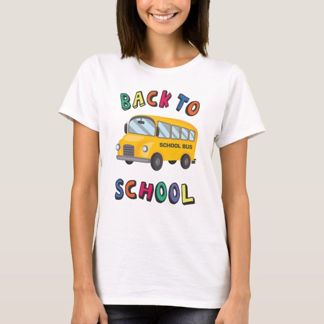 Back to school t shirt (Framsida)