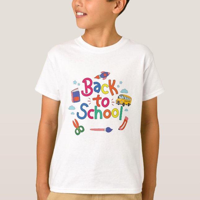 Back to school t shirt (Framsida)