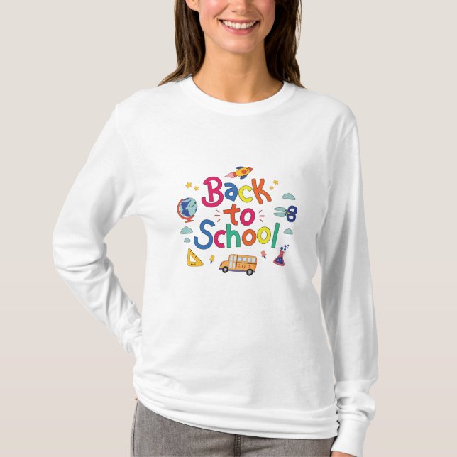 Back to school t shirt (Framsida)