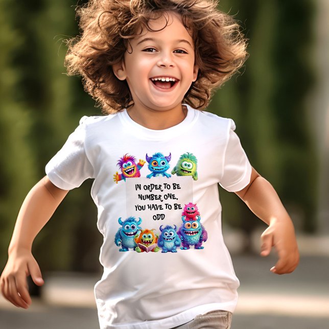 Back to school t shirt (Funny Cute Monsters Colorful T-Shirt With Your Own Text)