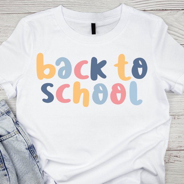 Back to school t shirt (Skapare uppladdad)