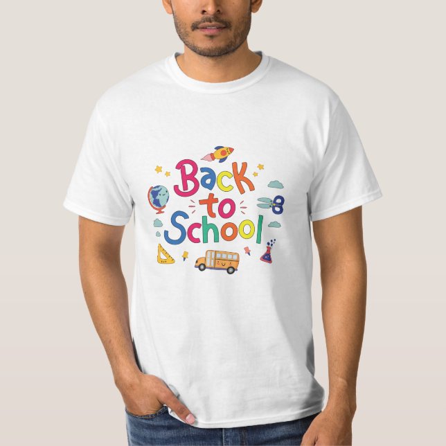 Back to school t shirt (Framsida)