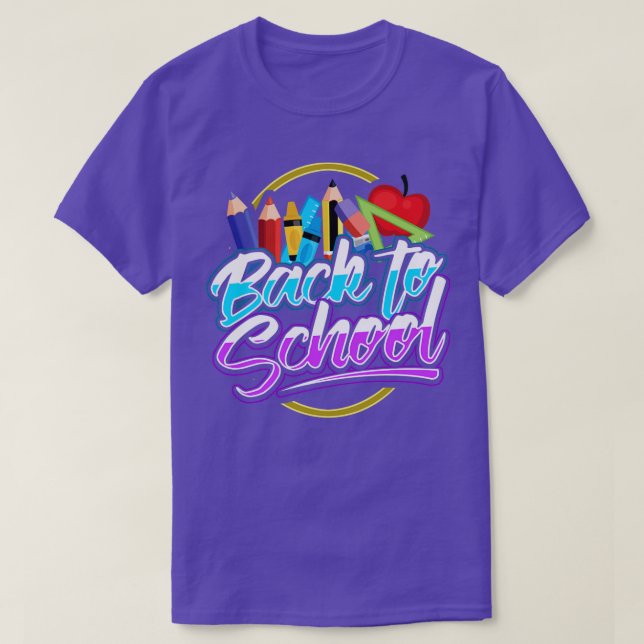 Back to school t shirt (Design framsida)