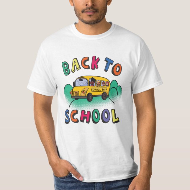 Back to school t shirt (Framsida)