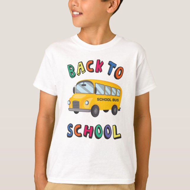 Back to school t shirt (Framsida)