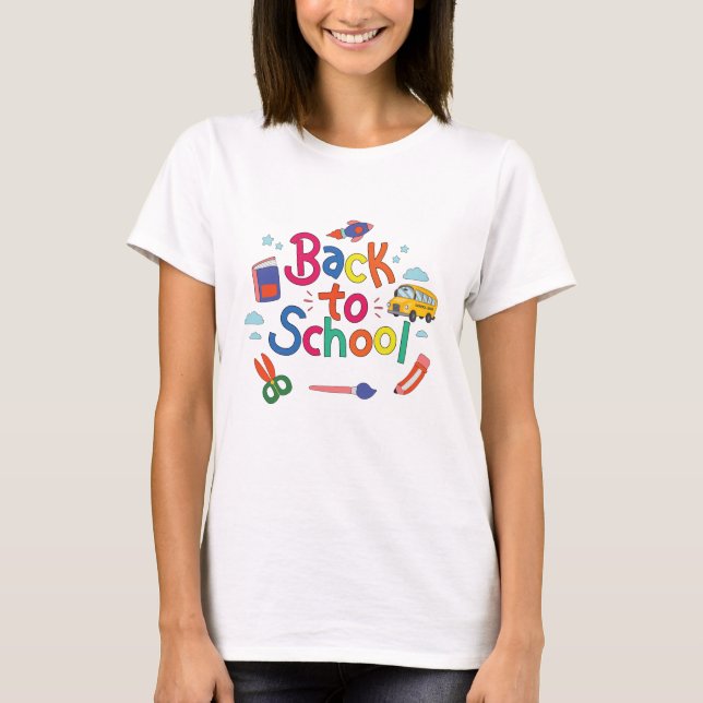 Back to school t shirt (Framsida)