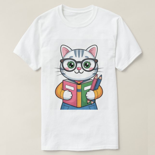 Back to school T-Shirt - Cute Graphic Tee for Stud (Design framsida)