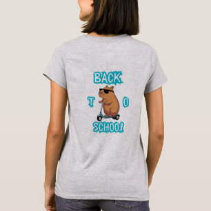 Back to school T-Shirt med björn