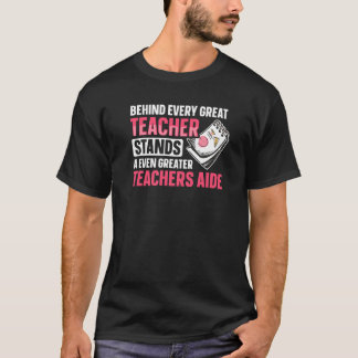 Back to school Tacher Aide för en lärarassistent T Shirt