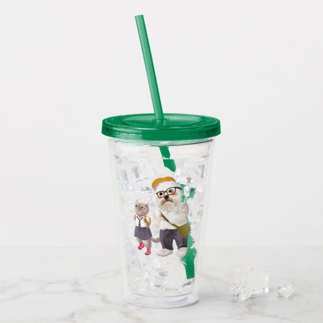 Back to school take away mugg (Framsida Ice)