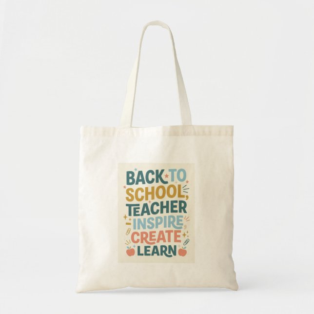 Back to School Teacher gift Tygkasse (Framsidan)