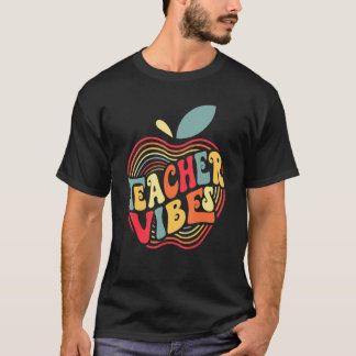 Back To School Teacher Vibes First Day Of School T Shirt