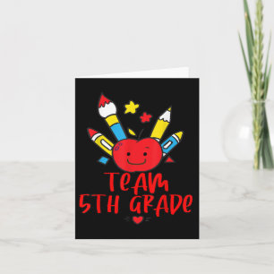 Back to school Team 5:e Klass Hej Student Teache v Kort