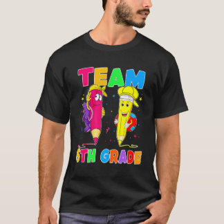 Back to school Team 6e Klass Lacher Student Funn T Shirt
