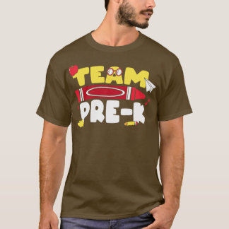 Back to school-team-pre-k t shirt