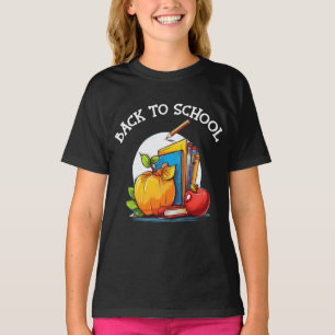 Back to school-tecken t shirt