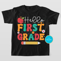 Back to school Tee | Hej First Klass T-Shirt