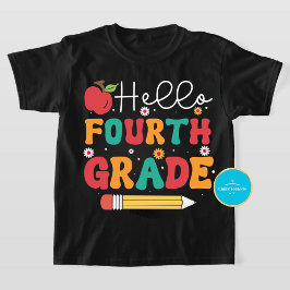Back to school Tee | Hej Fjärde Klass T-Shirt