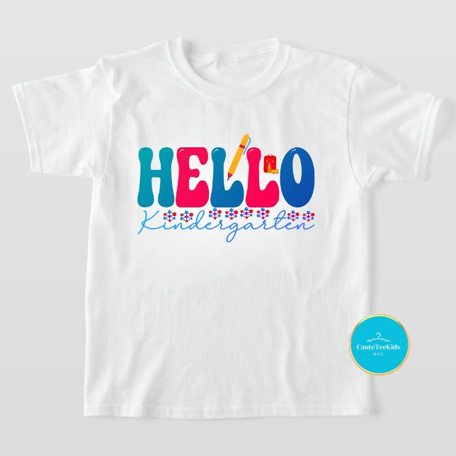 Back to school Tee | Hej Kindergarten T-Shirt (Skapare uppladdad)