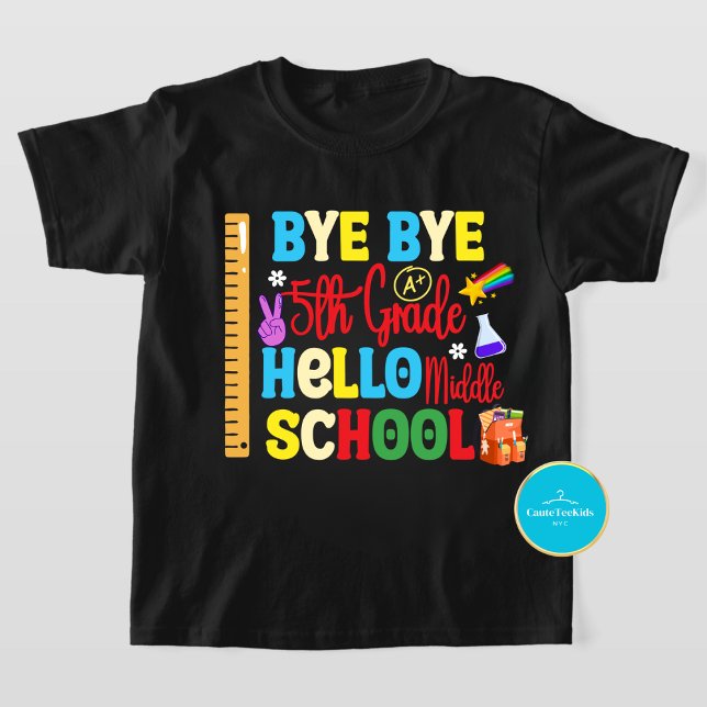 Back to school Tee | Hej Mitten School T-Shirt (Skapare uppladdad)