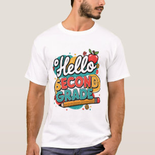 Back to school Tee Hej Second Klass T-Shirt