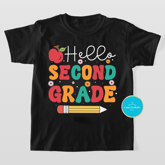 Back to school Tee | Hej Second Klass T-Shirt (Skapare uppladdad)