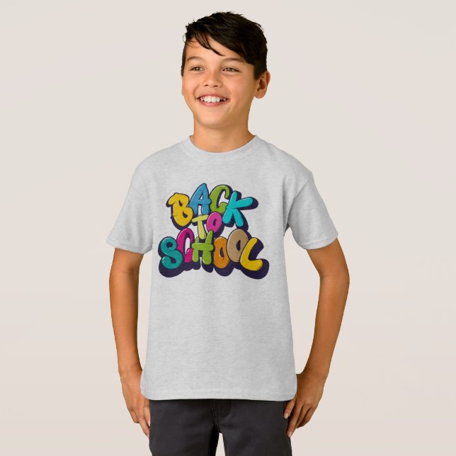 Back to school Tee | Hej Tredje Klass T-Shirt (Hel framsida)