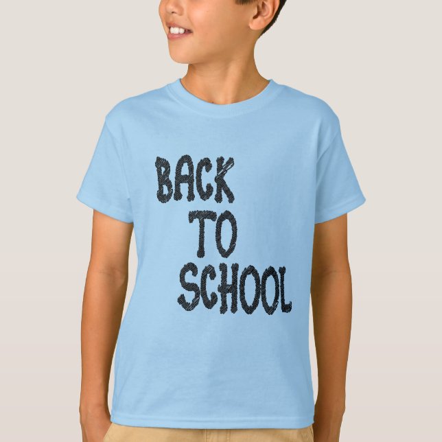 Back to school tee shirt (Framsida)