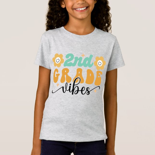 Back to school Tees | Andra Klass Vibes T-Shirt (Framsida)