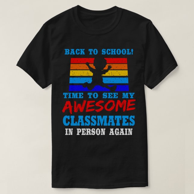 Back to school-tid för att träffa mina Fantastisk- T Shirt (Design framsida)
