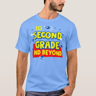 Back to school till andra Klass och bortom raketen T Shirt