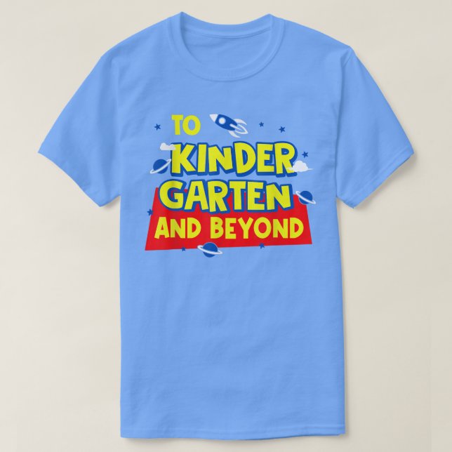 Back to school till Kindergarten och utanför A T Shirt (Design framsida)