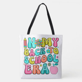 Back to school Tote Bag Tygkasse