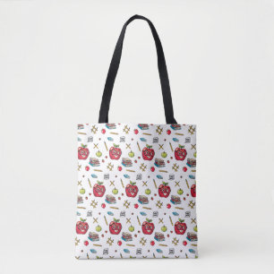 Back to school Tote Tygkasse
