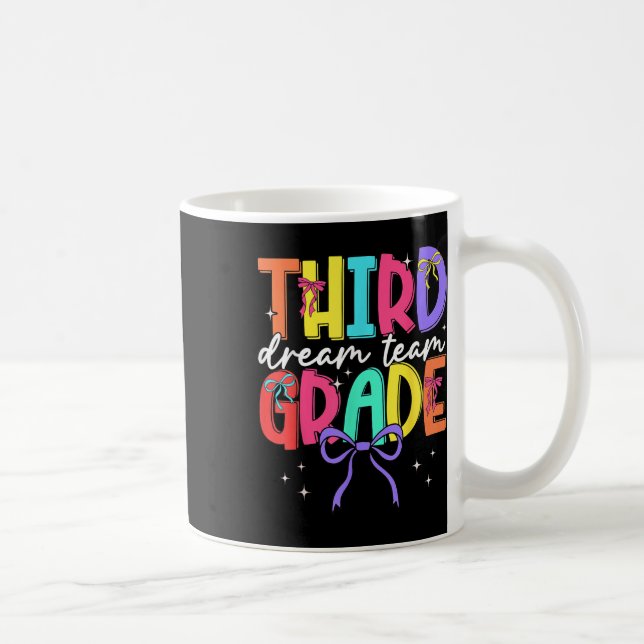 Back to school Tredje Klass Dream Team Teacher Wom Kaffemugg (Höger)