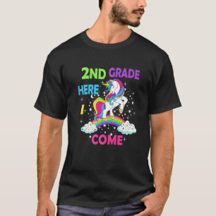 Back to school Unicorn Hej Kid:s första dag Seco T Shirt