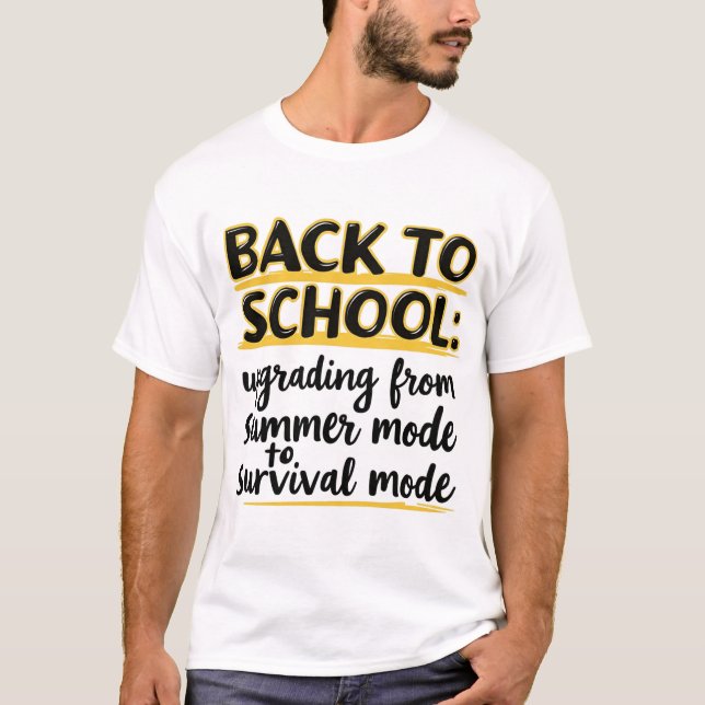 Back to school: Uppgradering T Shirt (Framsida)