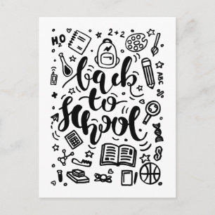Back to school Utbildning Vykort